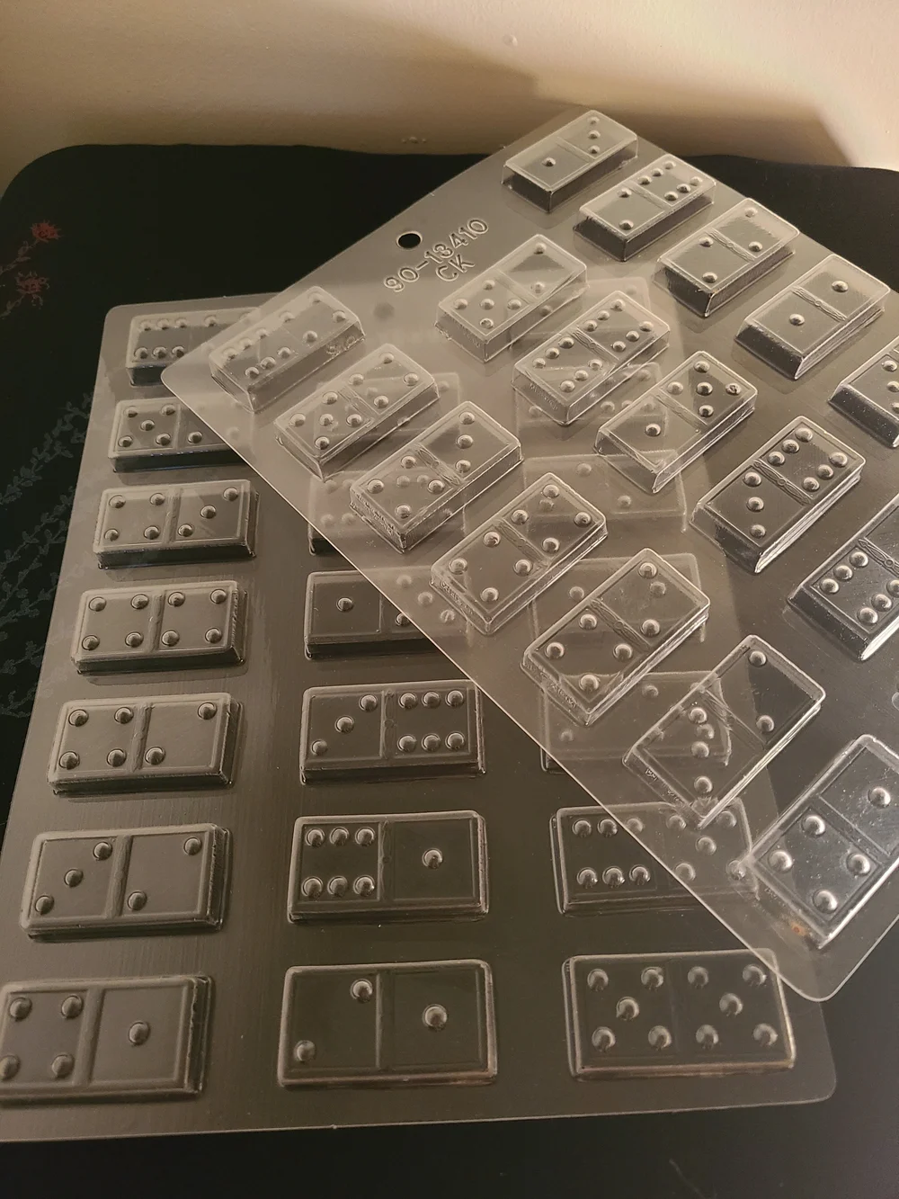 Clear Domino Chocolate Mold